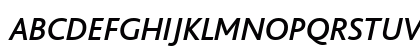 BlissMediumItalic Regular Preview
