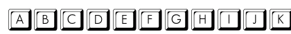 KeyCapsFLF Regular Preview