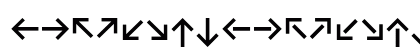 Klavika Arrows Bold Preview