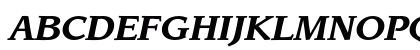 ITC Leawood Bold Italic Uppercase Preview