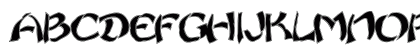 LHF Crouching Tiger Regular Uppercase Preview