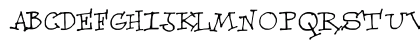 LHF Spaz Regular Uppercase Preview