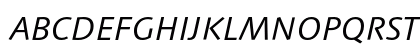 LinotypeSyntax Italic Preview