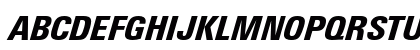 LinotypeUnivers CondBlackItalic Preview
