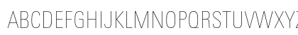 LinotypeUnivers CondUltraLight Preview