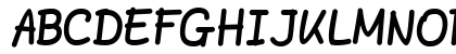 Blokletters Viltstift Viltstift Uppercase Preview