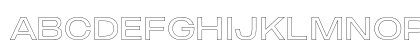 MADE Outer Sans Outline Light Preview