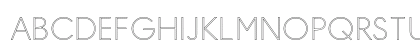 MADE Okine Sans PERSONAL USE Thin Outline Regular Preview