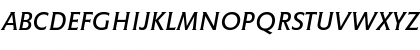 Memo Std Italic Font