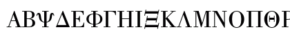 Math with Greek Regular Uppercase Preview