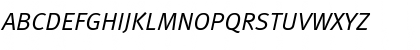 MetaPro-NormalItalic Regular Font