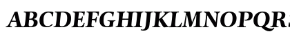 Mentor Bold Italic Uppercase Preview