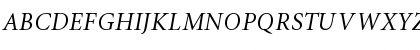 MiniatureC Italic Font