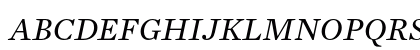 Mercury Text G1 Italic Preview