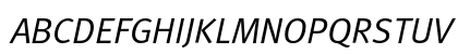 Meta Italic Uppercase Preview