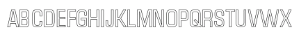 Micro TechnicCondOutline Uppercase Preview