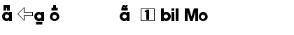 Mobil Pi Font