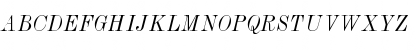 Monotype Modern Condensed Italic Font