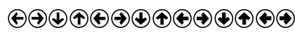 MiniPics DirectionalRA Uppercase Preview