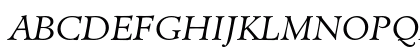 Minister Light Italic Preview