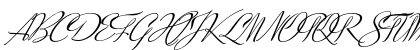 Ministry Script Regular Uppercase Preview