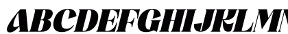 Misflen Radio DEMO VERSION Italic Uppercase Preview
