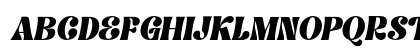 Miskan Italic Uppercase Preview