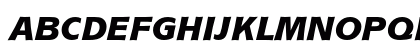 ITC Mixage Black Italic Preview