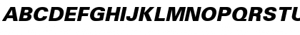 Uniform Black Italic Font