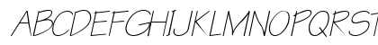 Blueprint Italic Uppercase Preview