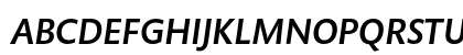 Mundo Sans Std Medium Italic Preview