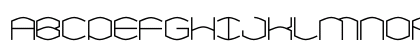 TG Ned Regular Uppercase Preview
