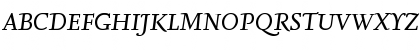 NexusSerif-ItalicSC Regular Font