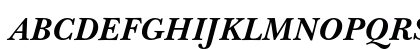 ITC New Baskerville Bold Italic Preview