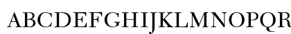 NewCaledonia Regular Uppercase Preview