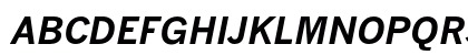 News Gothic MT Std Bold Italic Preview