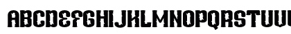 NIKARU Regular Uppercase Preview