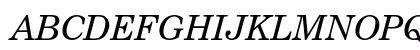 Nimrod MT Italic Preview
