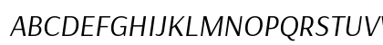 Arsenal Italic Preview