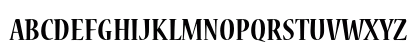 Nueva Std Bold Condensed Preview