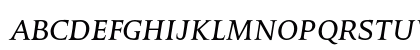 Octavian MT Std Italic Preview