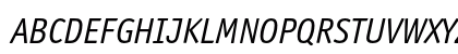 Officina Sans ITC Book Italic OS Preview