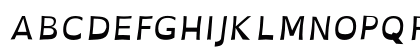 OpenDyslexicAlta Italic Uppercase Preview
