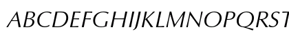 Optima LT Std Italic Preview