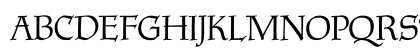 P22Tyndale Regular Uppercase Preview