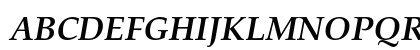 Palatino LT Std Bold Italic Preview