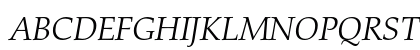 Palatino LT Std Light Italic Preview