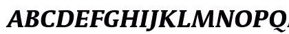 Parable-ExtraBoldItalic Regular Uppercase Preview