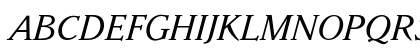 Parkinson Italic Uppercase Preview