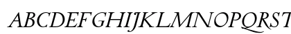 Pastonchi MT Std Italic Uppercase Preview